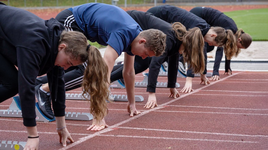 Jugend, Jugendliche, Jugen, Mädchen,  Sprint, Leichtathletik Foto: BASPO / Charlène Mamie