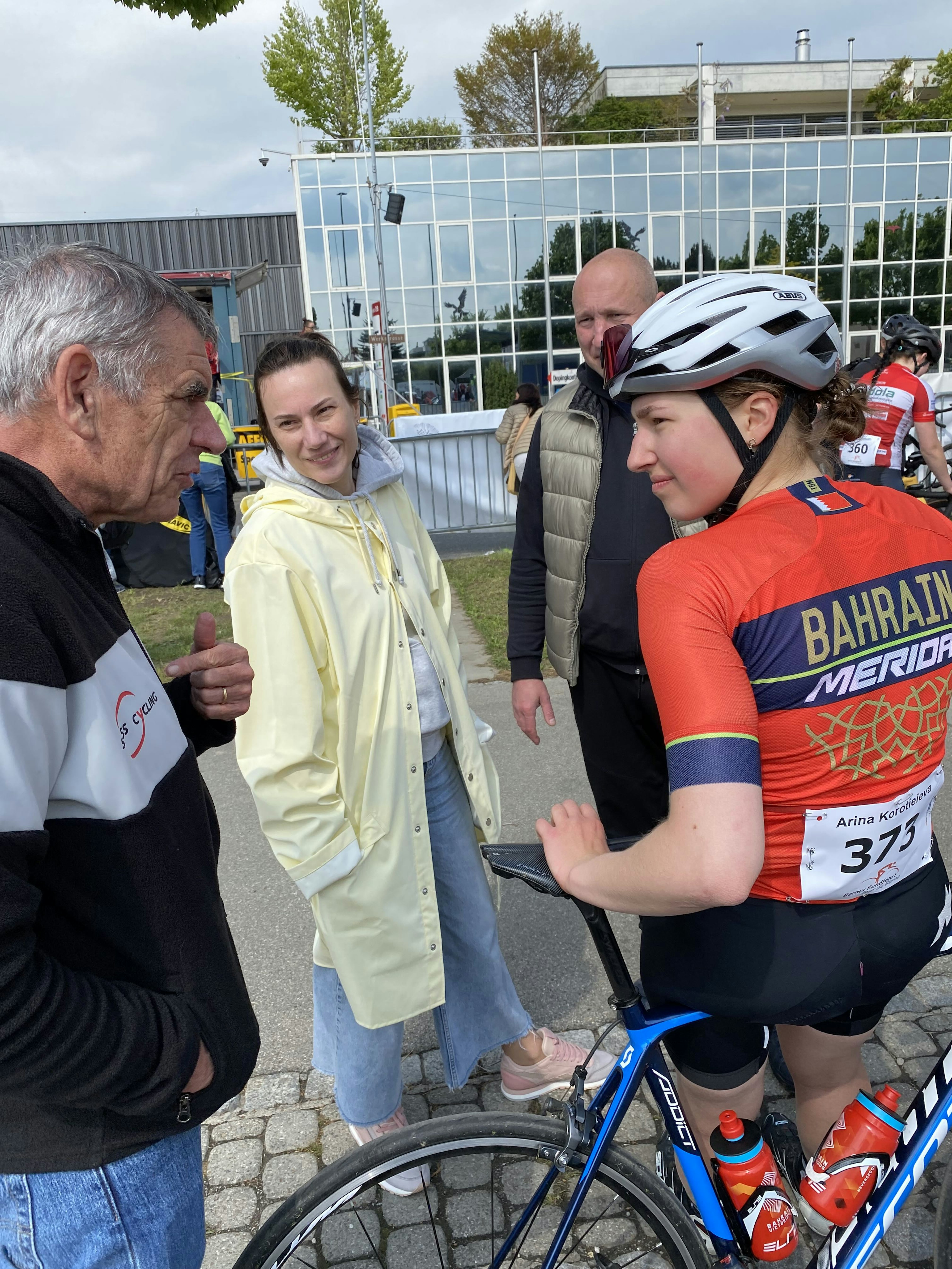 Ukrainische Athletinnen in Magglingen - im Tissot Velodrome - Oktober 2022