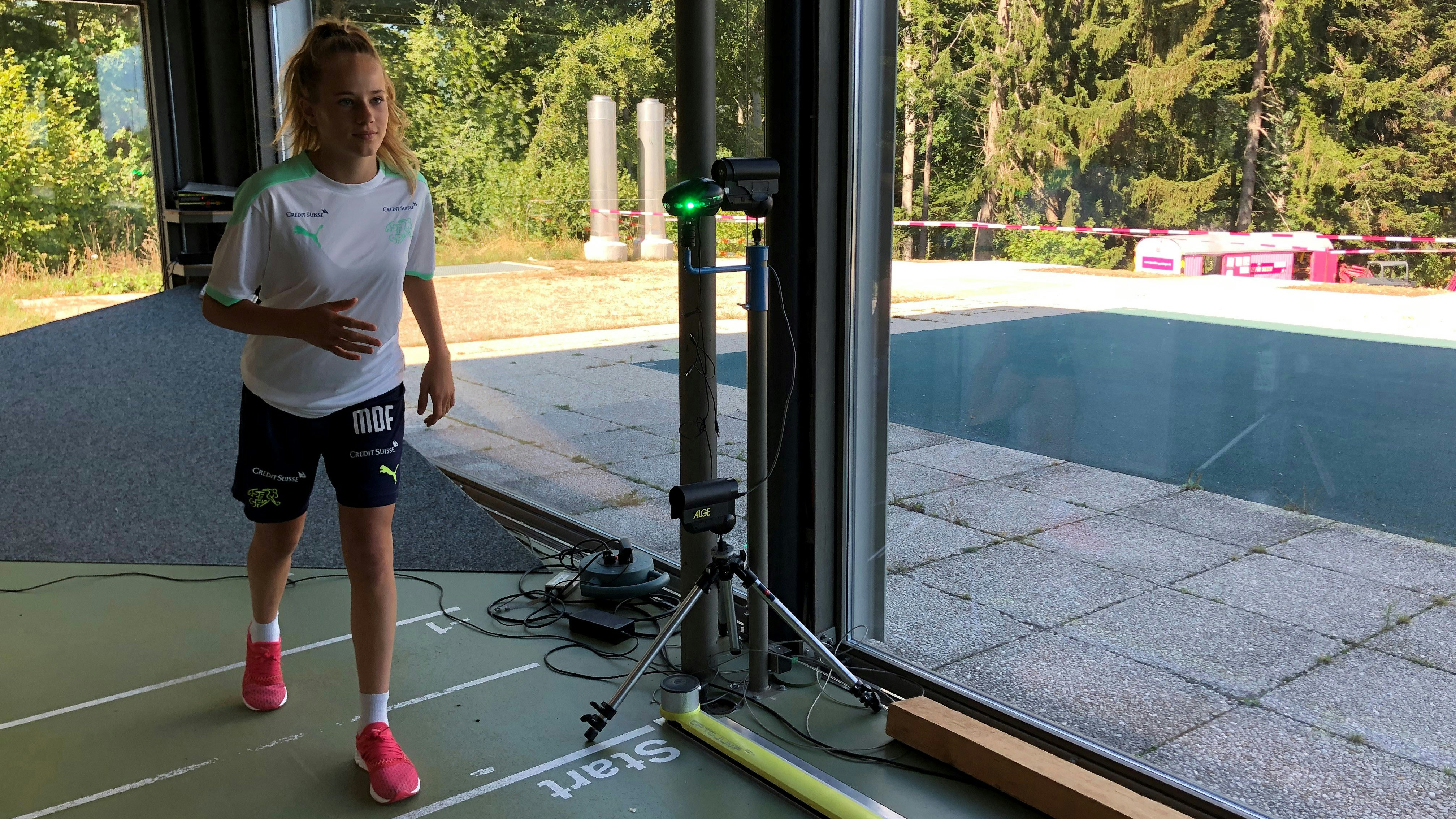 Leistungstest im Rahmen des Projektes BOPAZ in Magglingen