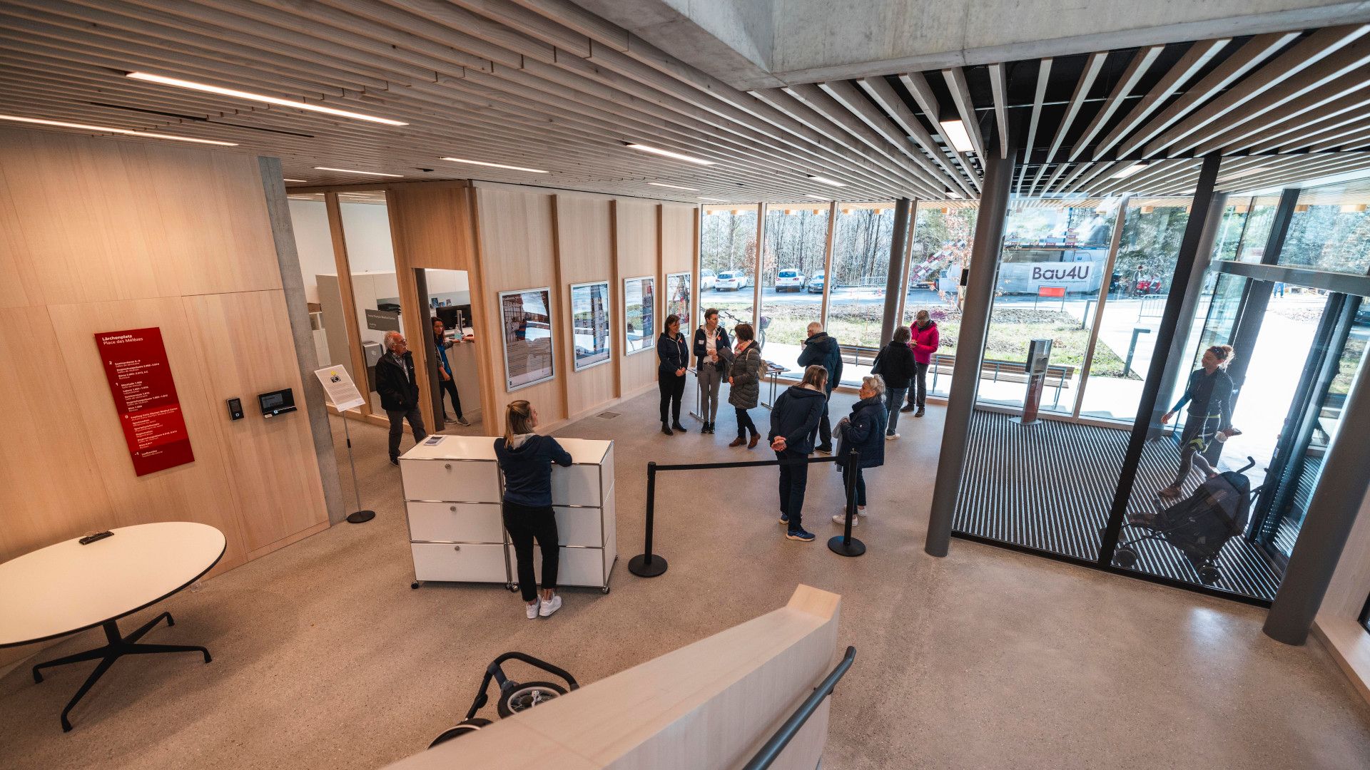 Einweihung und Tag der offenen Tür im Neubau Gebäude Lärchenplatz der EHSM und Ausbildungshalle am BASPO in Magglingen