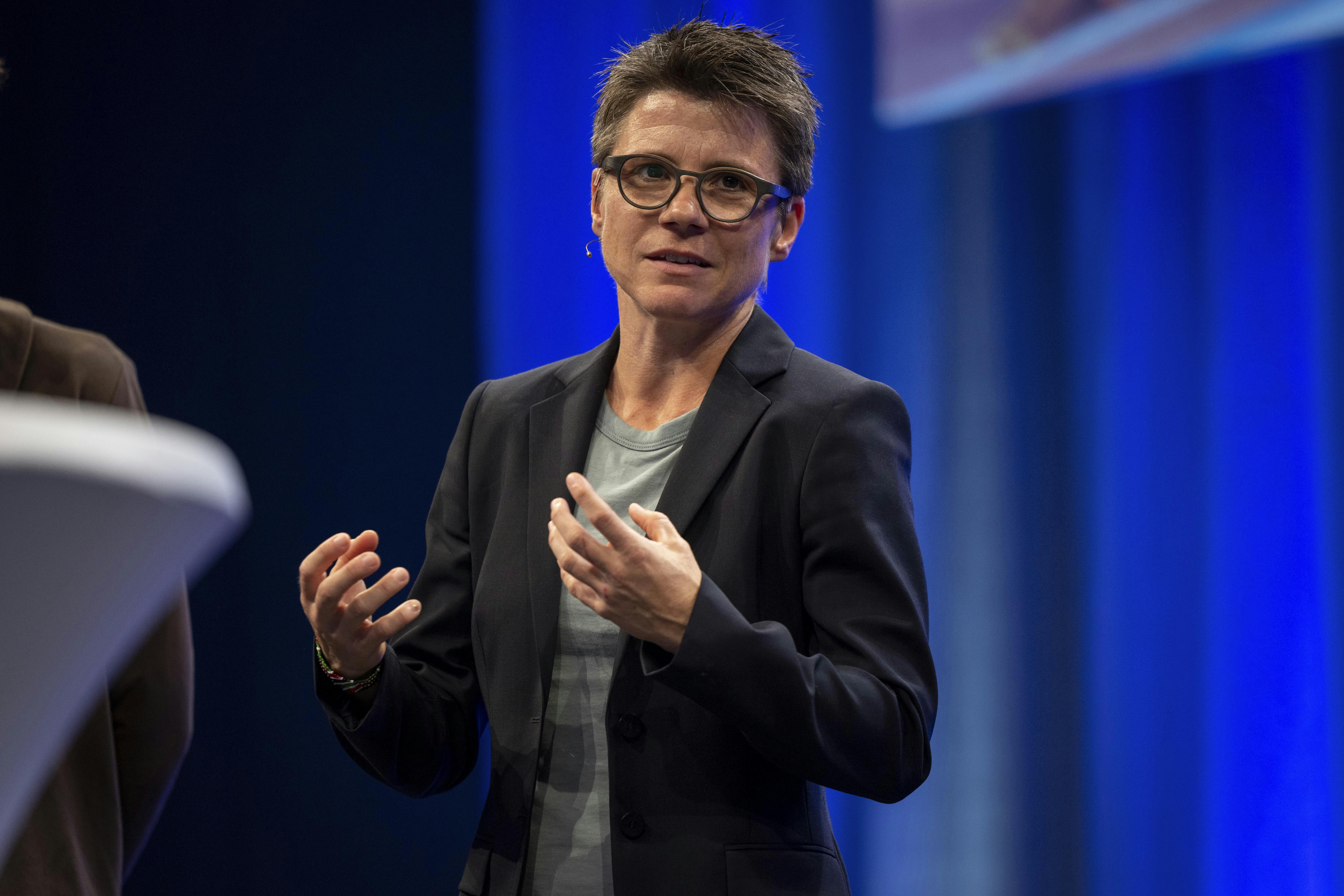 Tagung Sportmanagement 2022
Maja Neuenschwander, Projektleiterin « Frau und Spitzensport», Swiss Olympic
Foto: BASPO / Charlène Mamie