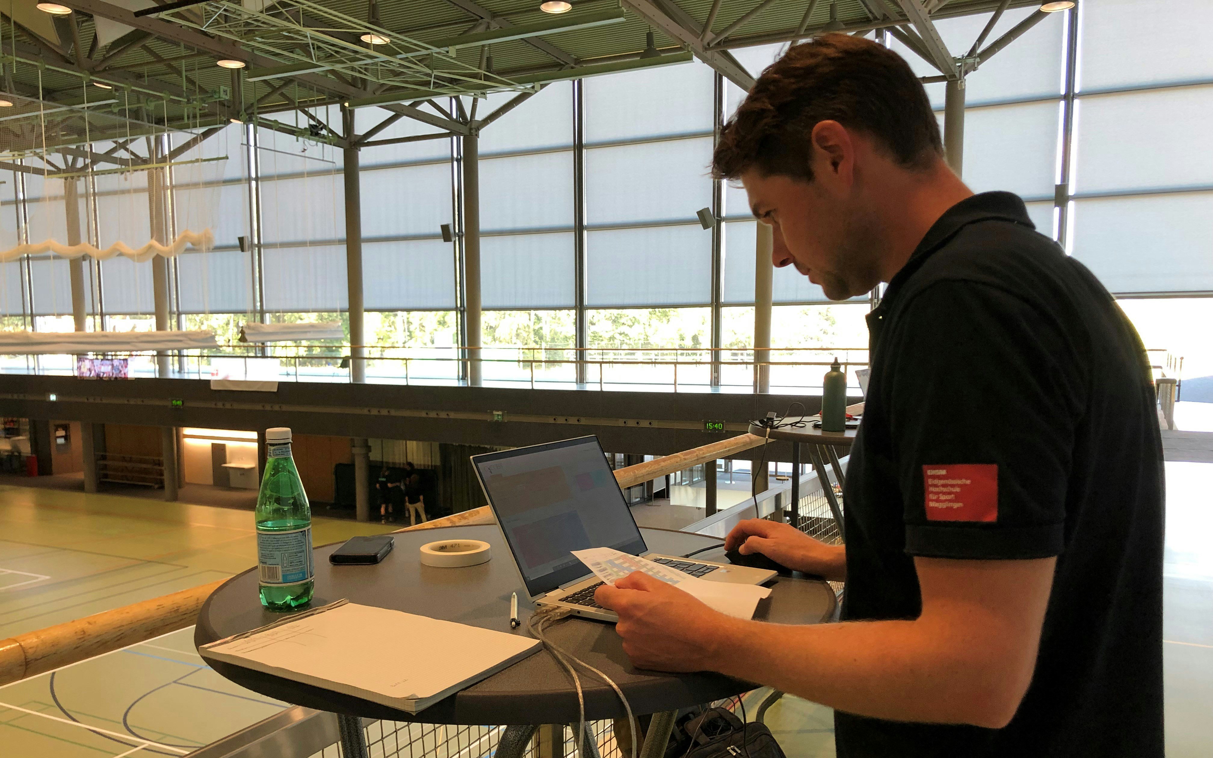 Leistungstest im Rahmen des Projektes BOPAZ in Magglingen