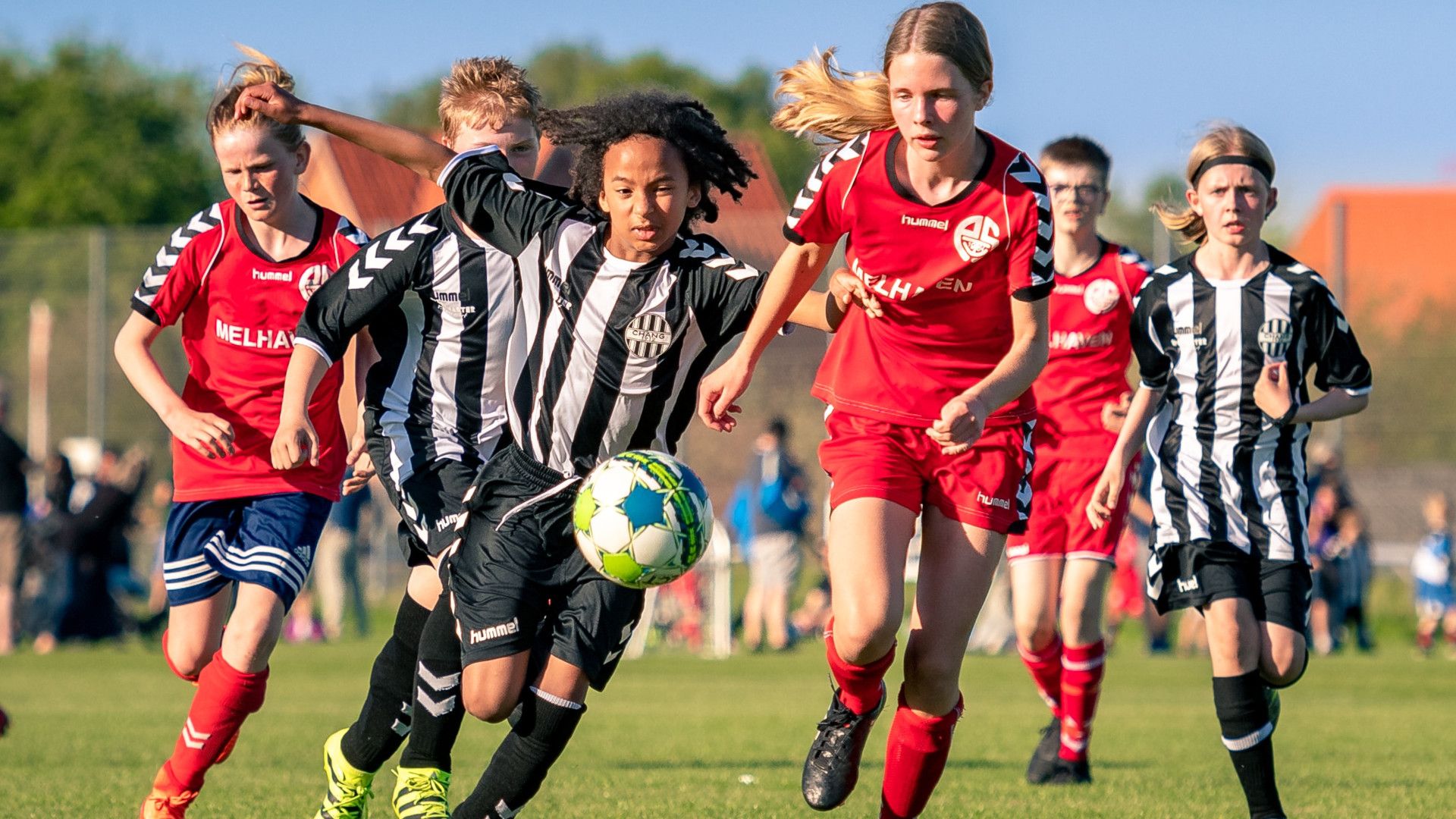 Sport, Fussball, Kinder, Ethik im Sport, Mädchen, Projekt, Ball, Spielsport, Inklusion