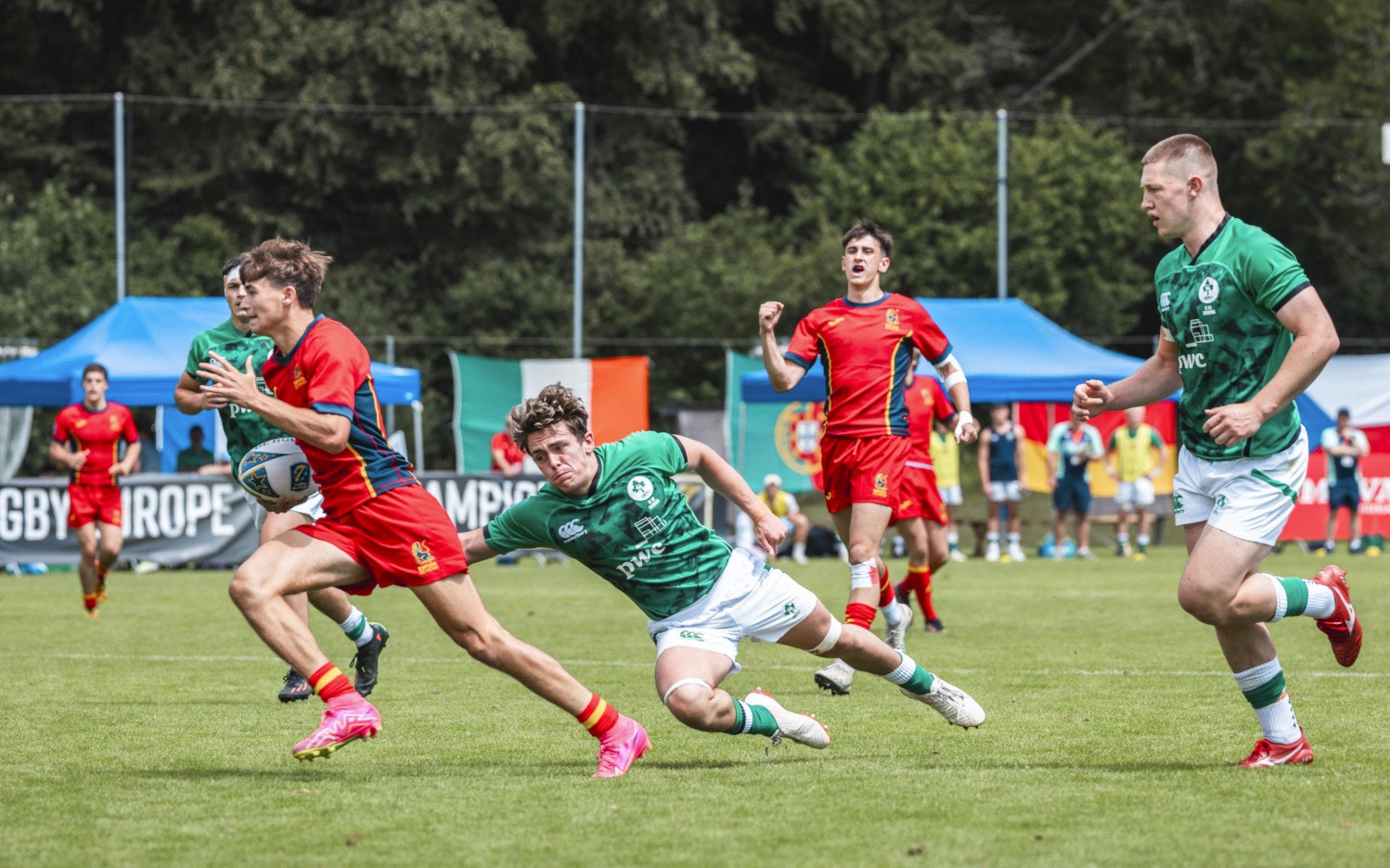 Rugby Europe Sevens U18 Championship - also der Europameisterschaft im 7er Rugby der unter 18 Jährigen Jungs - welche am  Wochenende vom 15-16 Juli in Magglingen stattfindet.


Foto: BASPO / Charlène Mamie