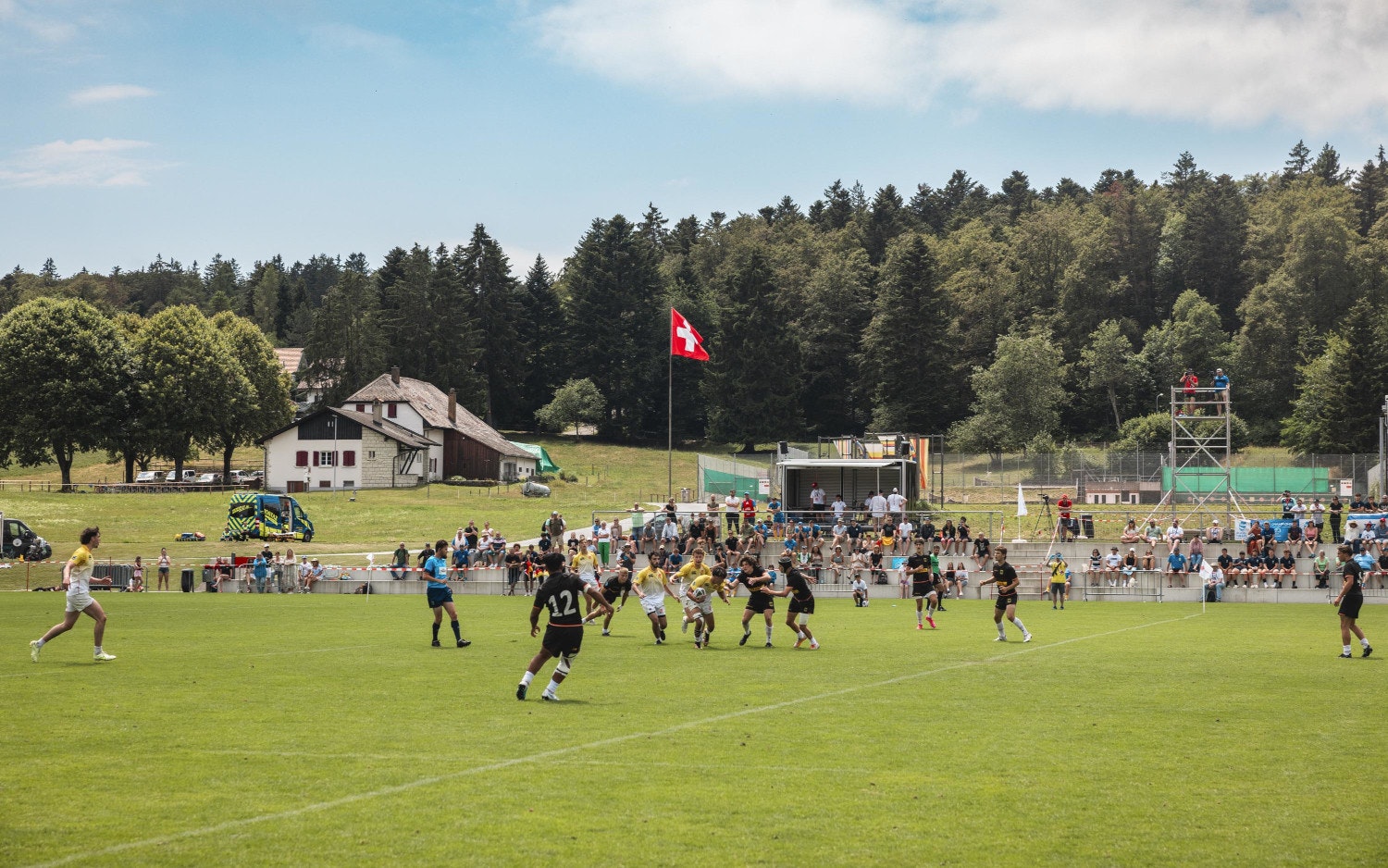 Rugby Europe Sevens U18 Championship - also der Europameisterschaft im 7er Rugby der unter 18 Jährigen Jungs - welche am  Wochenende vom 15-16 Juli in Magglingen stattfindet.


Foto: BASPO / Charlène Mamie