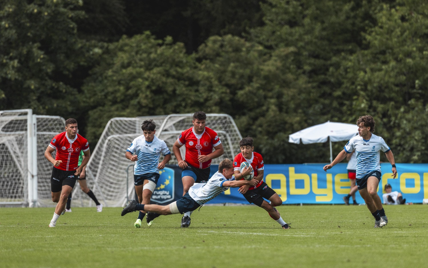 Rugby Europe Sevens U18 Championship - also der Europameisterschaft im 7er Rugby der unter 18 Jährigen Jungs - welche am  Wochenende vom 15-16 Juli in Magglingen stattfindet.


Foto: BASPO / Charlène Mamie