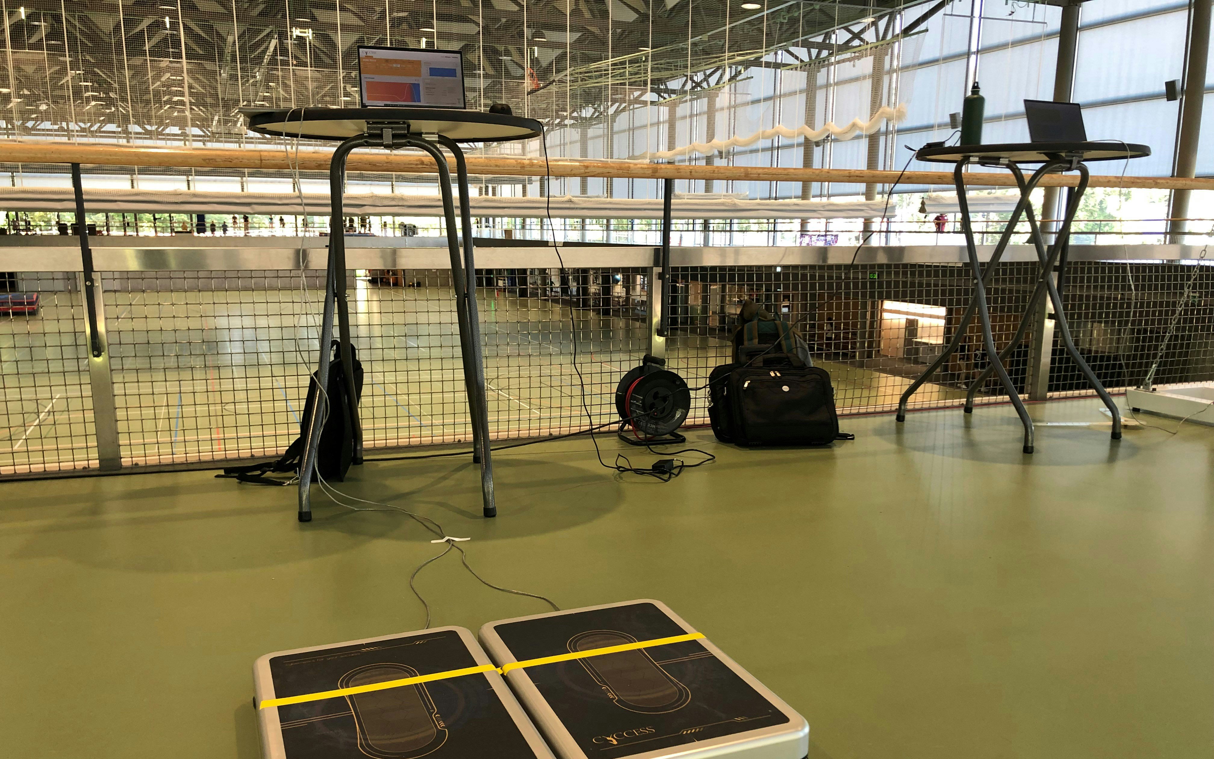 Leistungstest im Rahmen des Projektes BOPAZ in Magglingen