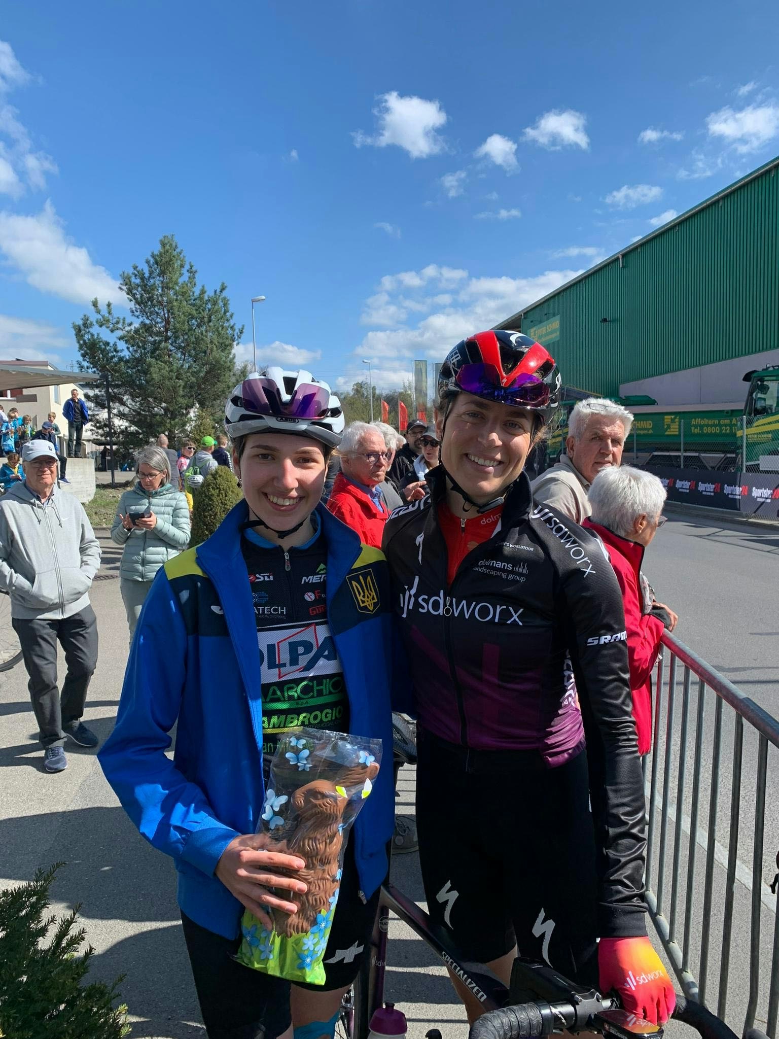 Ukrainische Athletinnen in Magglingen - im Tissot Velodrome - Oktober 2022