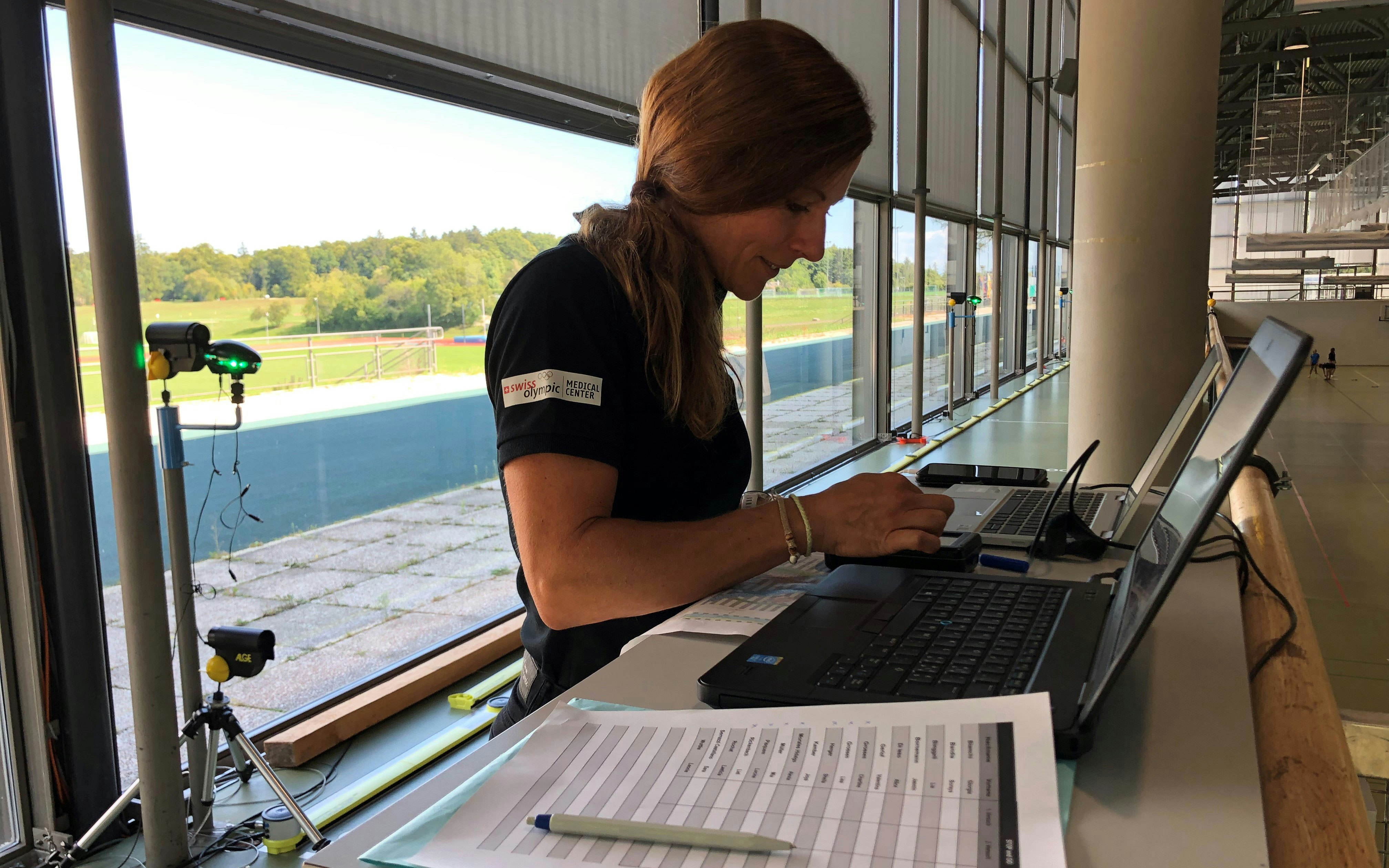 Leistungstest im Rahmen des Projektes BOPAZ in Magglingen